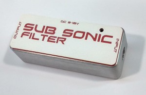 SUBSONIC FILTER pre-drilled enclosure with laser engraved faceplate