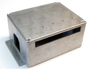 PSU pre-drilled aluminium enclosure.