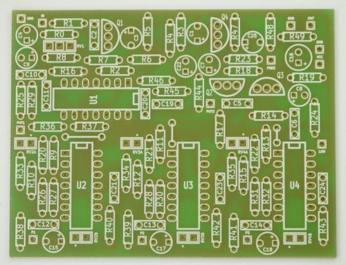PQ4 PARAMETRIC EQUALIZER PCB GUITAR-ELECTRONICS.EU