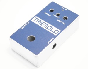 TREMOLO pre-drilled enclosure with laser engraved faceplate
